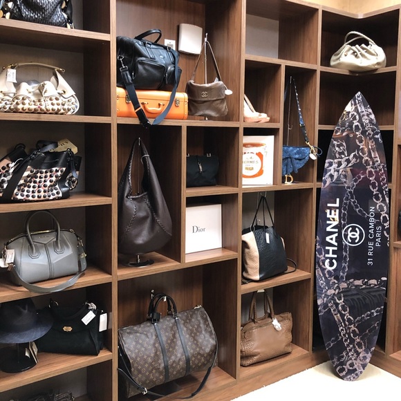Chanel Style Exclusive Wall Art Surfboard - Picture 2 of 3